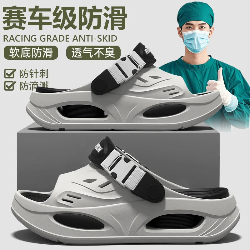 Men's Arch Support EVA Slides Thick Sole Anti-Skid Summer Sandals