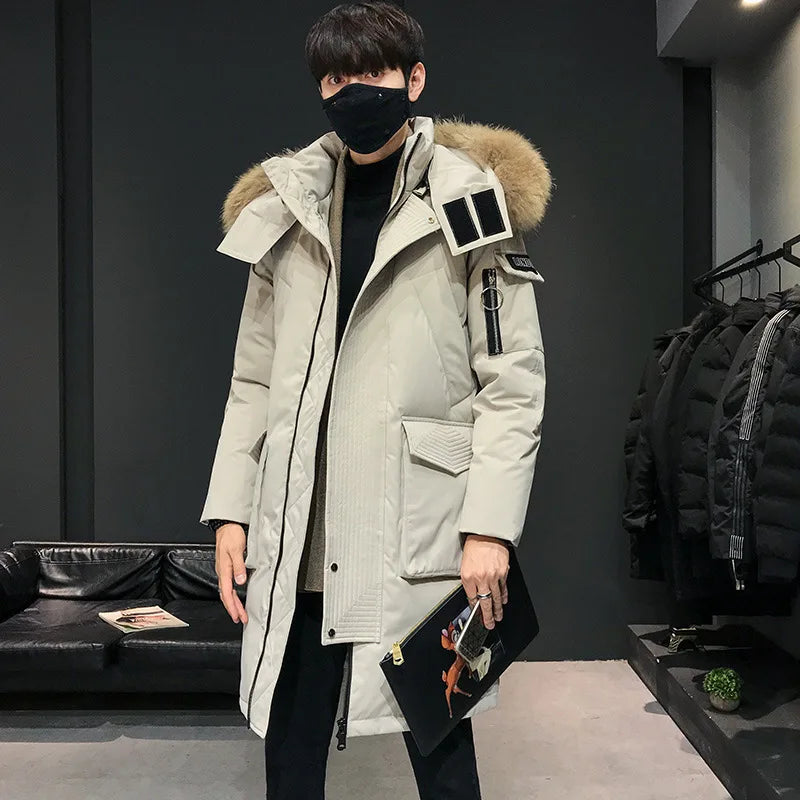 Men's Thick Warm Hooded Winter Parka Coat