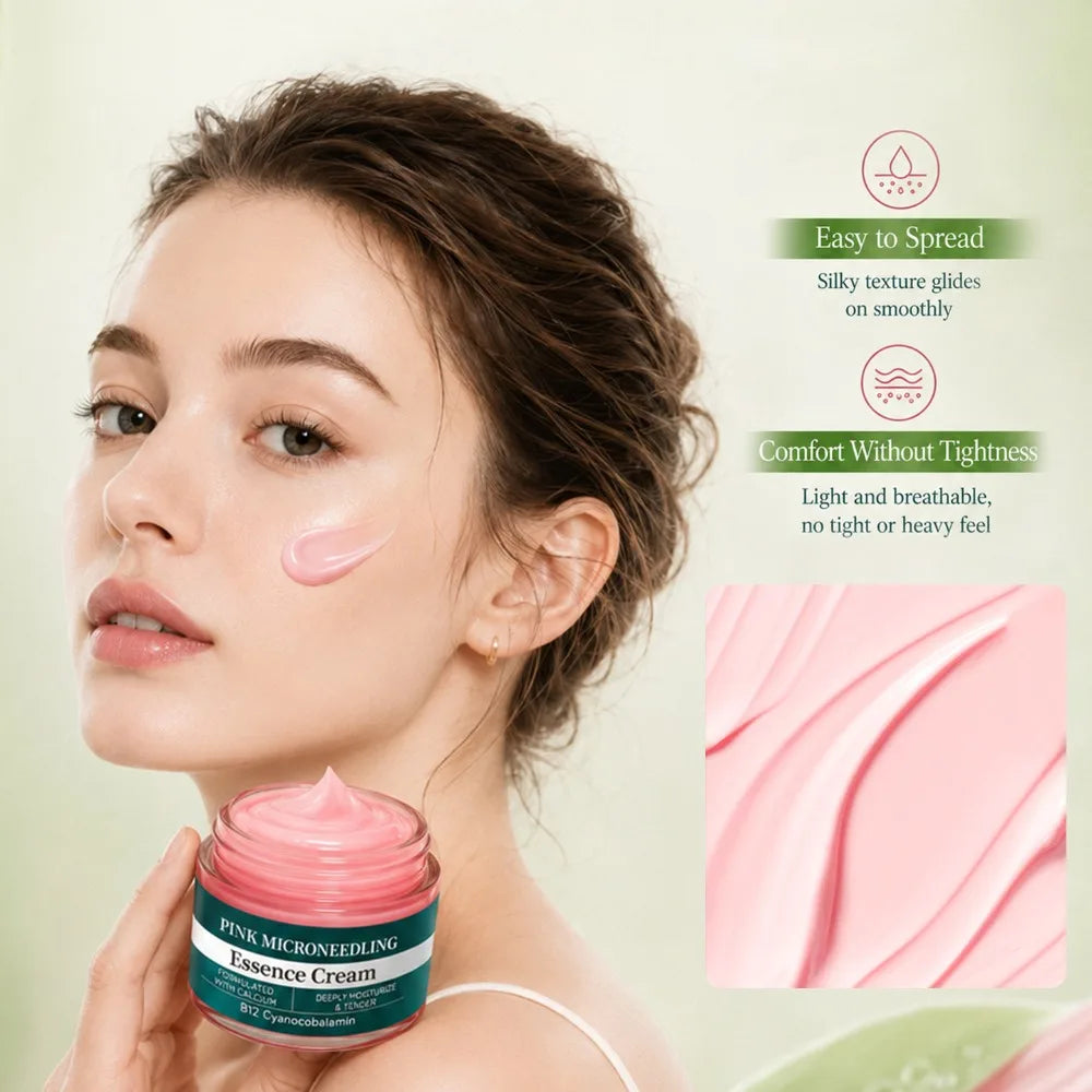 Unisex Gentle Hydrating & Soothing Pink Facial Care Cream