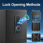 Biometric Fingerprint Safe Box and Solid Steel Security Cabinet