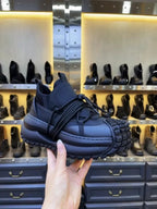 Men's Warm Fleece Lining Platform Running Shoes