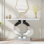 Modern Mirrored Console Table for Entryway and Living Room