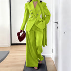 Men's Tailored Two-Piece Blazer and Pants Suit