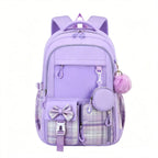 Girls' Waterproof Large Kawaii School Laptop Backpack Set