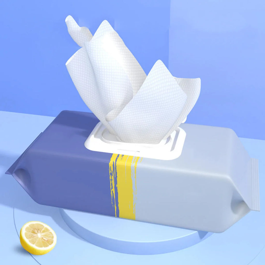 Kitchen Degreasing Cleaning Wipes and Disposable Wet Towels