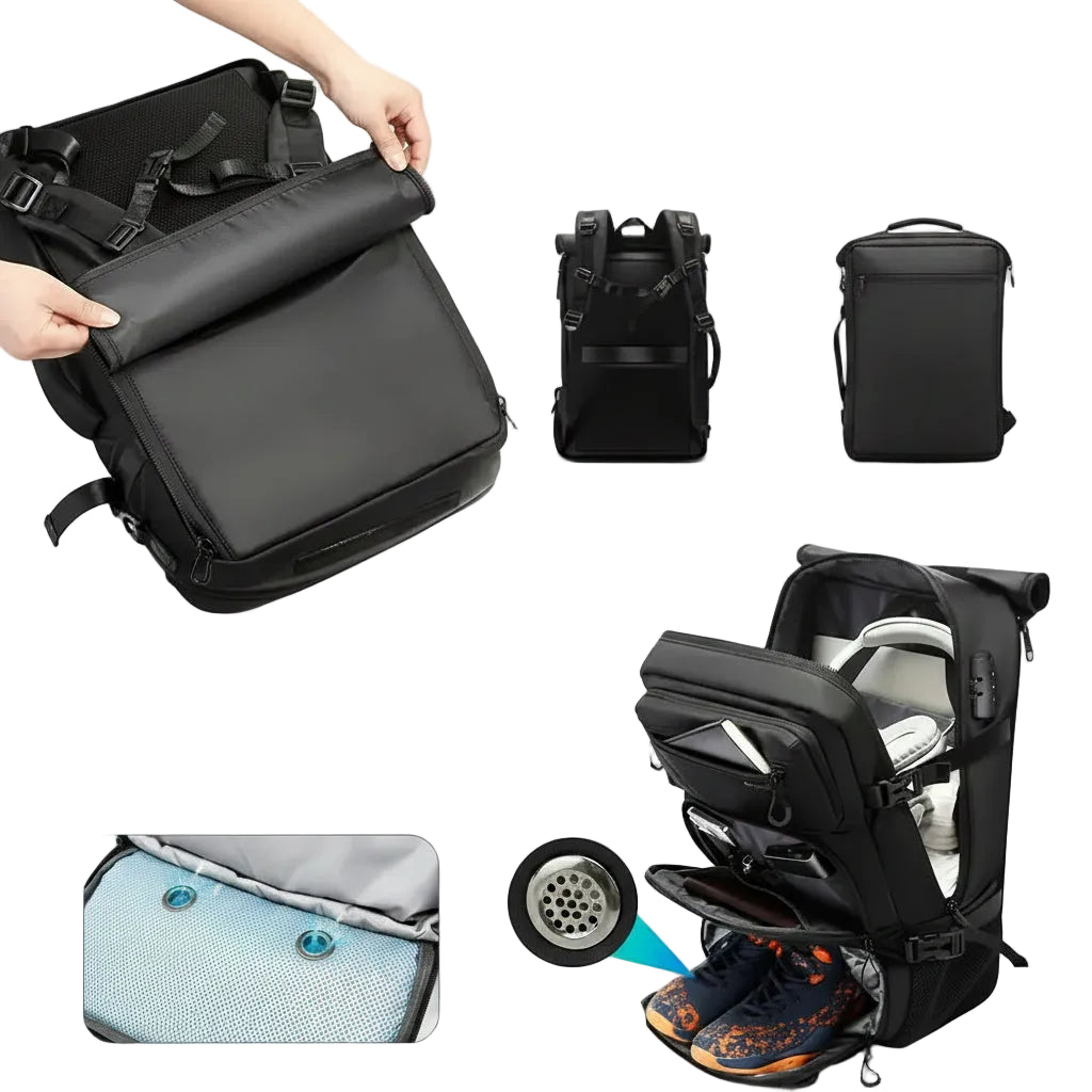 Unisex Waterproof Anti-theft 30L Hiking Camping Travel Backpack