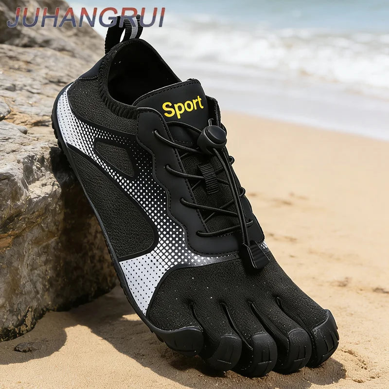 Unisex Breathable Mesh Barefoot Five-Finger Shoes Wide Toe