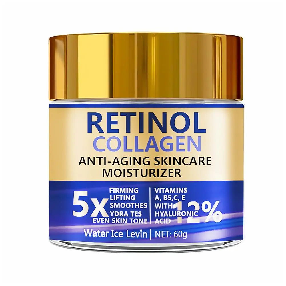 Unisex Retinol & Collagen Moisturizing Day & Night Face Cream 2.1 oz