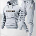 Men's Casual Hoodie and Sweatpants Two Piece Tracksuit Set