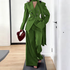 Men's Tailored Two-Piece Blazer and Pants Suit