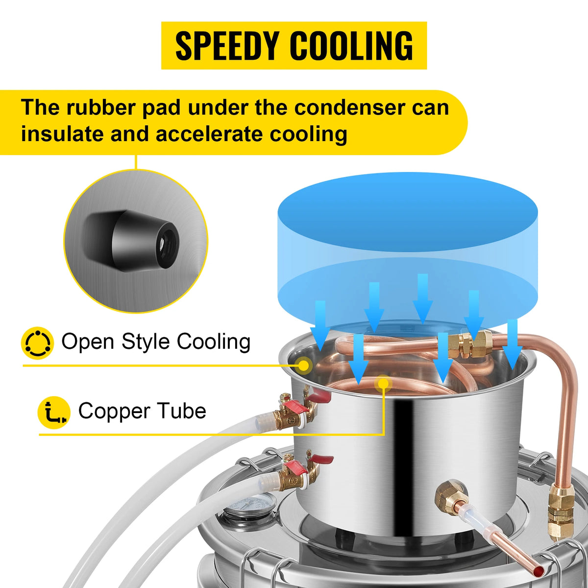 Alcohol Distiller Machine and Home Brewing Kit