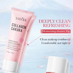 Sakura Moisturizing Face Skin Care 6-Piece Travel Set