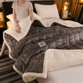 Thick Warm Milk Velvet Blanket and Soft Winter Plush Throw