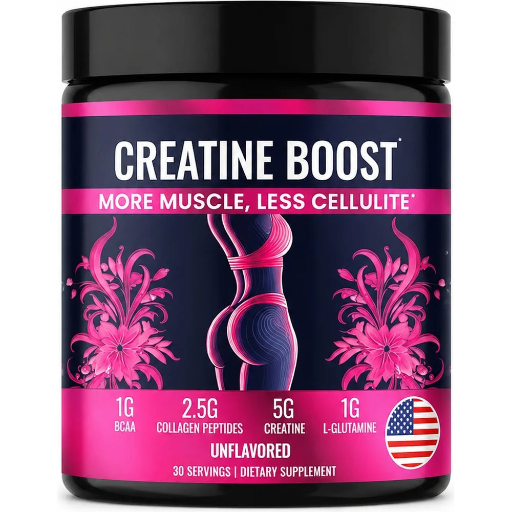 Creatine for Women Collagen BCAA Powder Supplement 10.2 oz