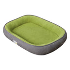 All-Season Dog Bed Washable Cushion with Raised Edges for Cats and Small Dogs