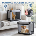 Foldable Oxford Dog Crate Portable Soft Kennel with 3 Doors for Small to Extra Large Dogs