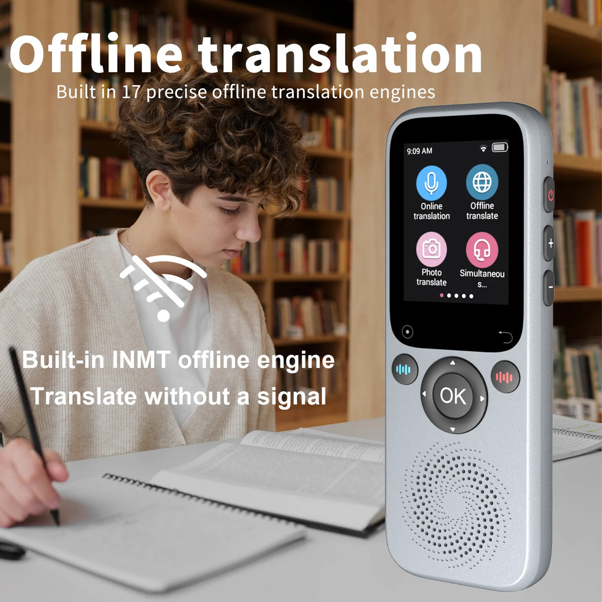 Portable AI Voice Real-Time Language Translator Device S20