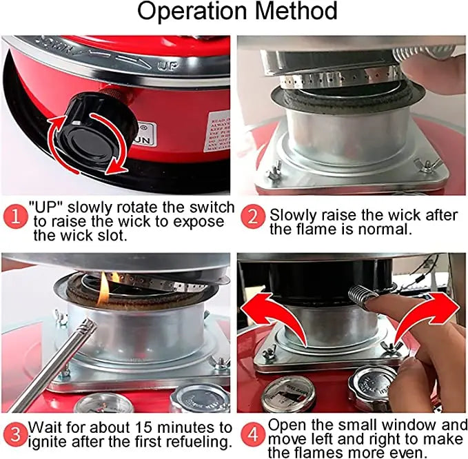 Portable Kerosene Stove Heater and Outdoor Camping Grill