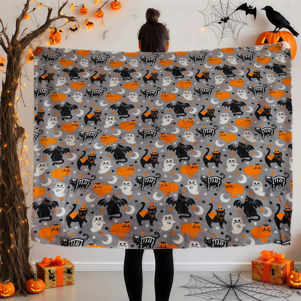 Soft Knit Polyester Blanket and Cozy Bed Throw