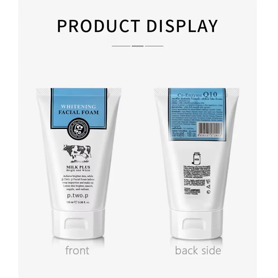 Unisex Whitening Moisturizing Foam Facial Cleanser 20200238 3.4 fl oz
