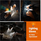 Waterproof LED Half Finger Flashlight Gloves