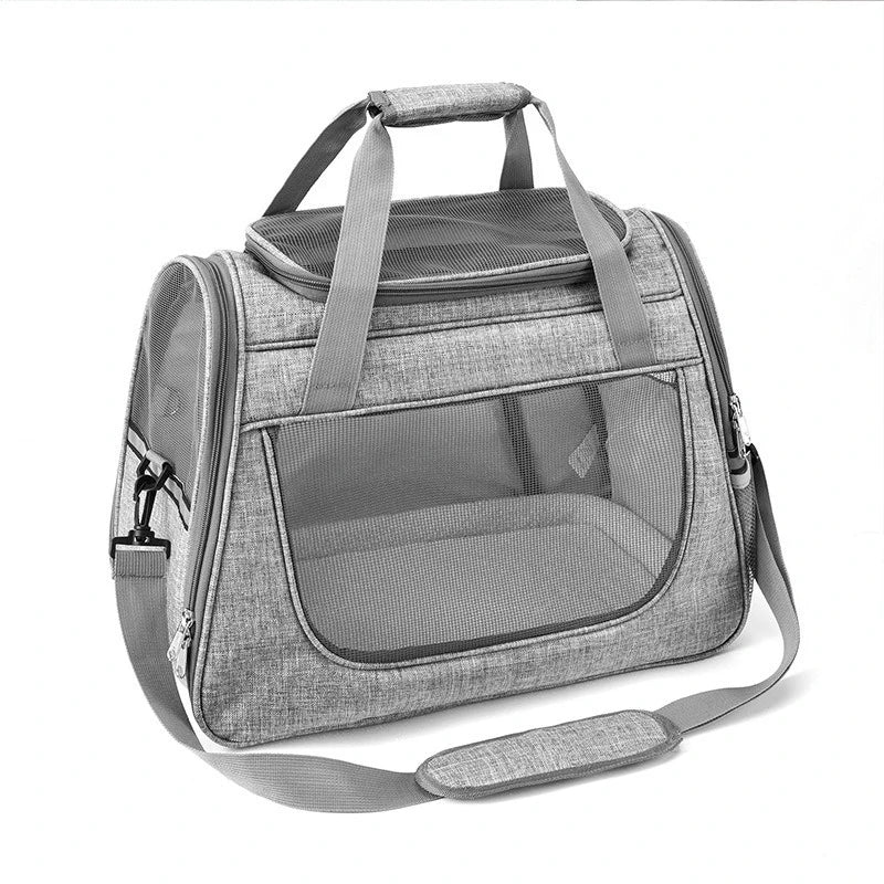 Portable Breathable Detachable Universal Wheel Pet Trolley Bag QS-008-L