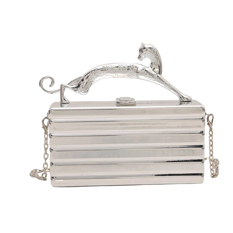 Women's Fashion Acrylic Chain Crossbody Shoulder Bag Purse