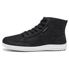 Unisex Mid-Top Canvas Wide Toe Box Barefoot Walking Shoes