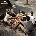 Folding Camping BBQ Grill and Stainless Steel Portable Charcoal Oven