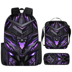 Kids' Fashion Oxford 3D Print School Backpack Set