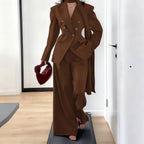 Men's Tailored Two-Piece Blazer and Pants Suit