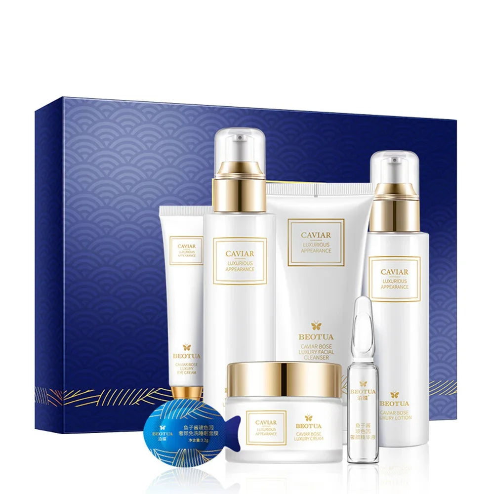 Caviar 15-Piece Facial Skincare Set Hydrating Anti-Aging Routine