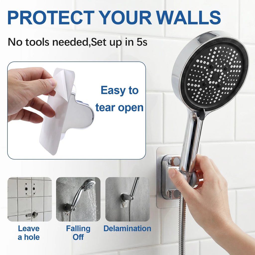 Stainless Steel Rain Shower Head and Handheld Spray Combo