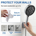 Stainless Steel Rain Shower Head and Handheld Spray Combo