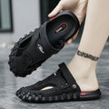 Men's Breathable Cover Toe Beach Sandals Lightweight Non-Slip Summer Slippers