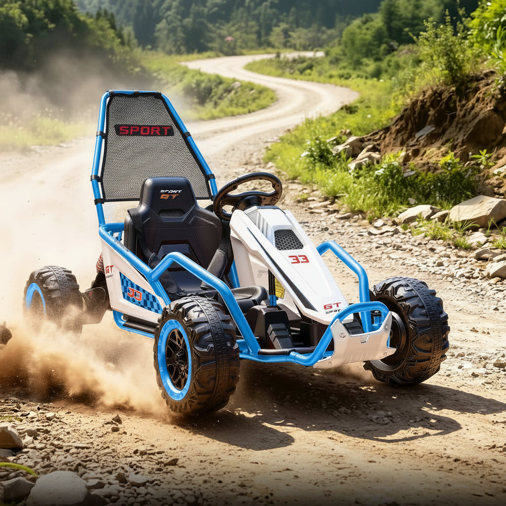 Kids 24V 400W Battery Powered Electric Ride on Go Kart Car