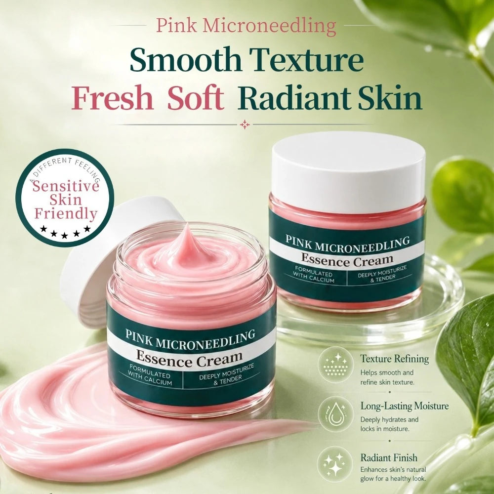Unisex Gentle Hydrating & Soothing Pink Facial Care Cream