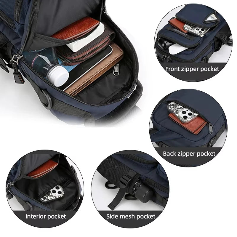 Men's Tactical Outdoor Oxford Crossbody Chest Bag