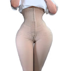 High Waist Shapewear Shorts Tummy Control Hook & Eye