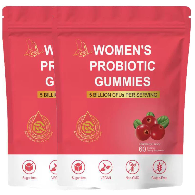 Women Feminine Balance Probiotic Gummies Gut Support
