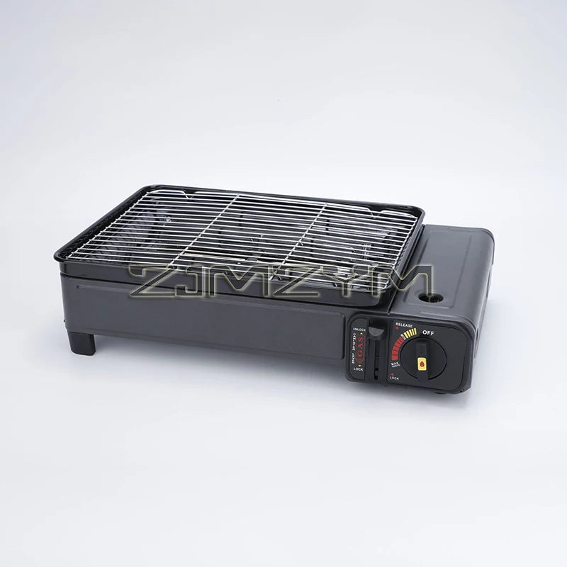 Multi-Functional Portable Cassette BBQ Grill with Mesh Baking Pan
