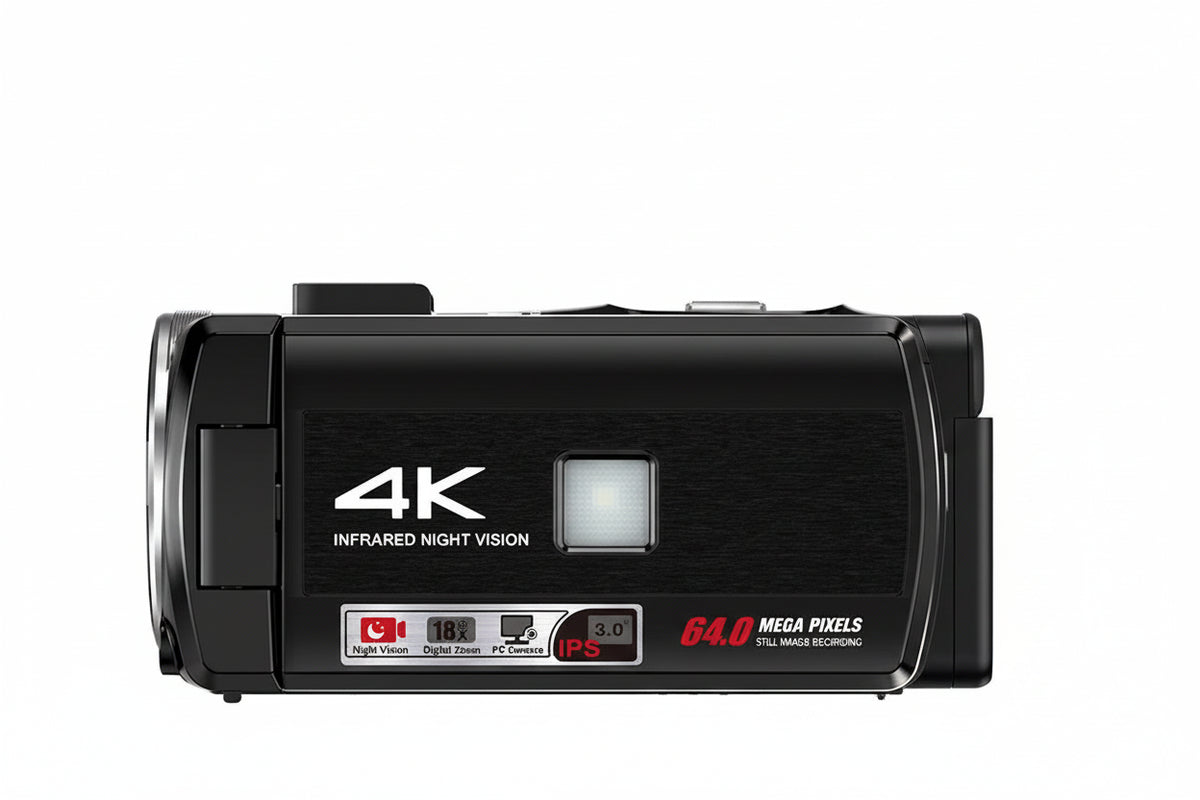 4K Digital Camera and 64MP Vlogging Camcorder