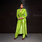 Men's Tailored Two-Piece Blazer and Pants Suit