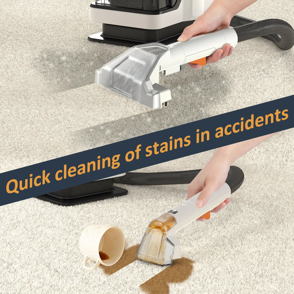 Portable Carpet and Upholstery Spot Cleaner Machine with Suction 750W