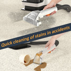 Portable Carpet and Upholstery Spot Cleaner Machine with Suction 750W