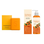 Unisex Persimmon Deodorizing Cleansing Soap Bar and Body Wash