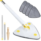 Telescopic Triangle Cleaning Mop with 360 Degree Rotatable Head