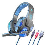 Stereo Wired Gaming Headset for PC and PS5 Over-Ear Headphones