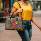 Women's Skull Pattern Faux Leather Shoulder Tote Bag