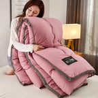 Double Sided Cooling Blanket and Breathable Cotton Quilt
